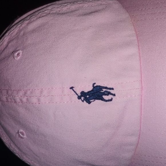 Polo Ralph Lauren Baseball Cap Pink Embroidered Logo - Picture 3 of 11